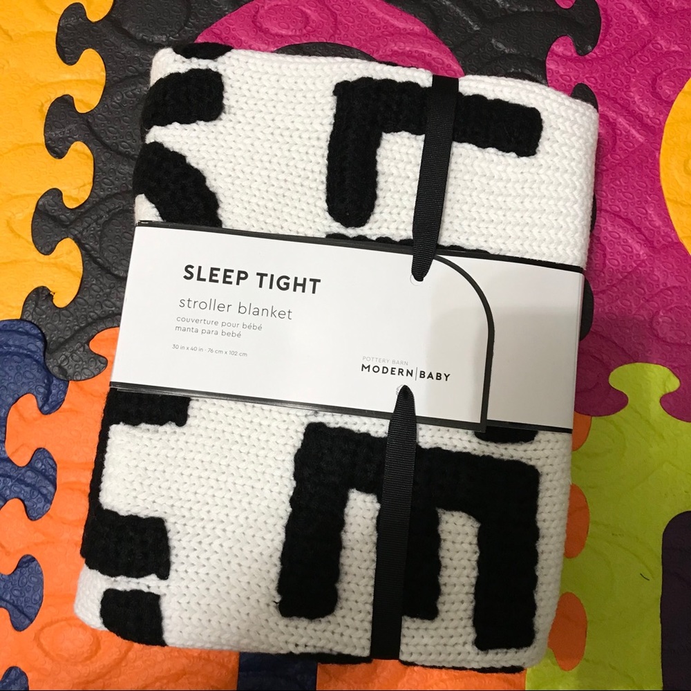 Pottery barn stroller blanket
